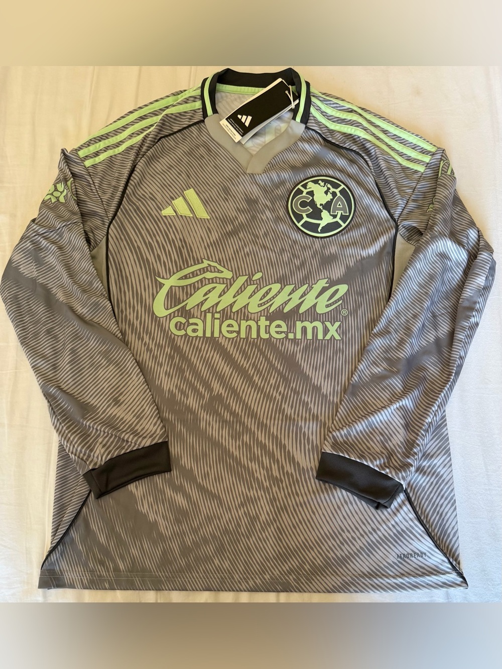Adidas Club America 25/26 Fan Long Sleeve 3rd Soccer Jersey JN8638 Men’s Sz: Med